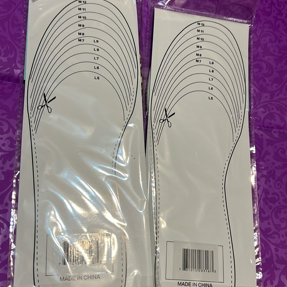 New Animal Print - Zebra & Leopard Set of Two Pair YEBEI Health Insoles Fashion - Picture 7 of 8